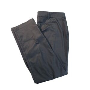 Lee Plus Relaxed Fit Straight Leg Wrinkle Resistant Black Pants 22W Long